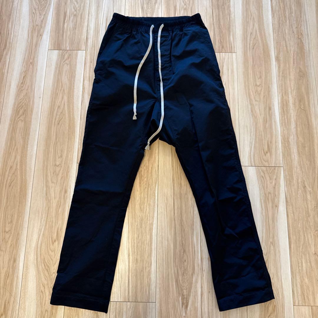 リックオウエンス ダークシャドウ サルエルパンツ ナイロン 黒 XS