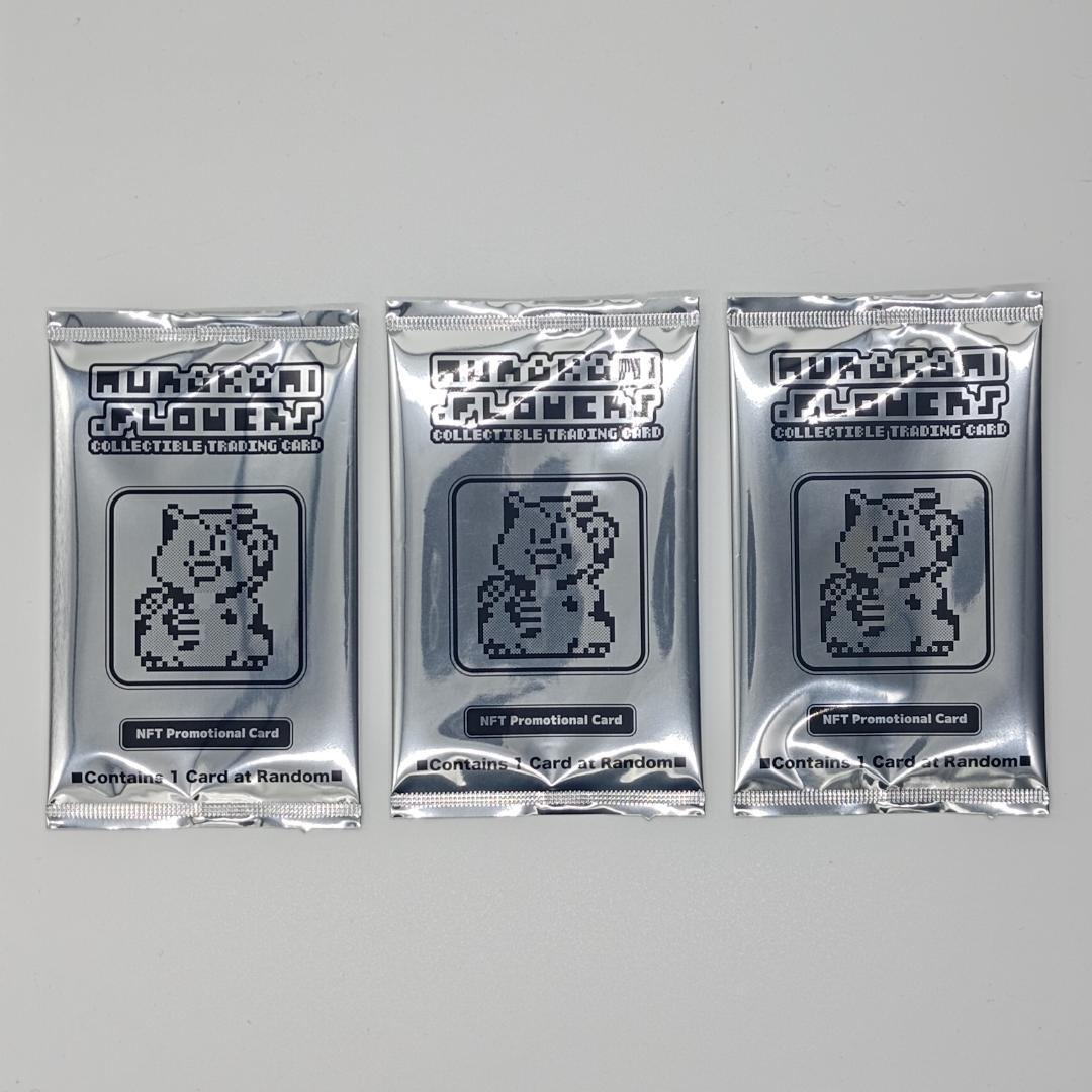 [未開封]108 Flowers Revised NFT限定カード 3枚セット
