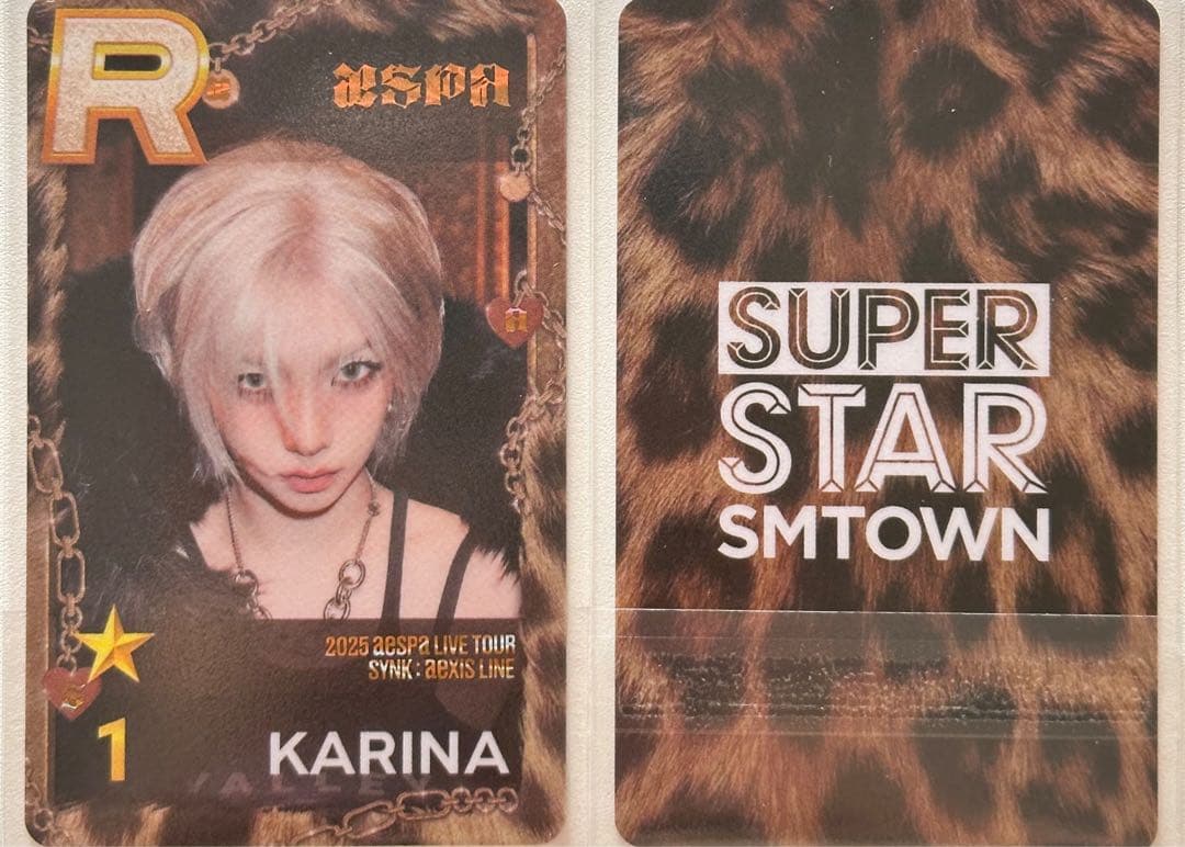 aespa SUPERSTAR SMTOWN カリナ 限定 トレカ