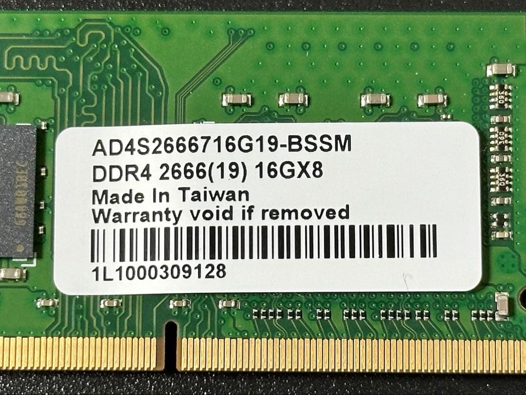【動作保証】DDR4-2666 16GB(16GB×1) sk p76