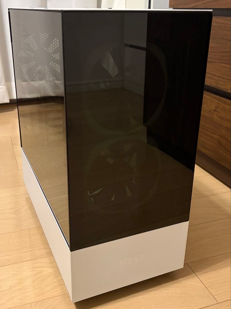 NZXT H510 Elite（ホワイト） 強化ガラス ＋ ラック（希望者のみ）