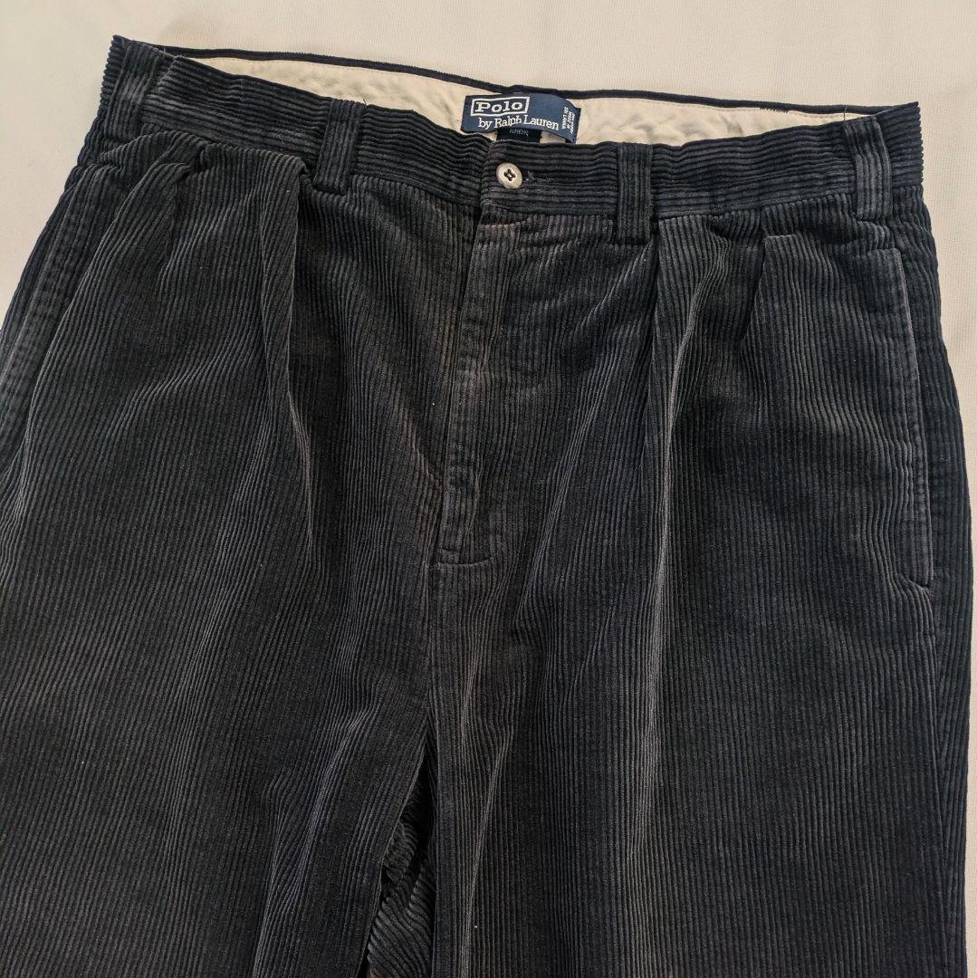 ポロ ラルフローレン　コーデュロイパンツ　黒　w36　コーズ　ANDREW