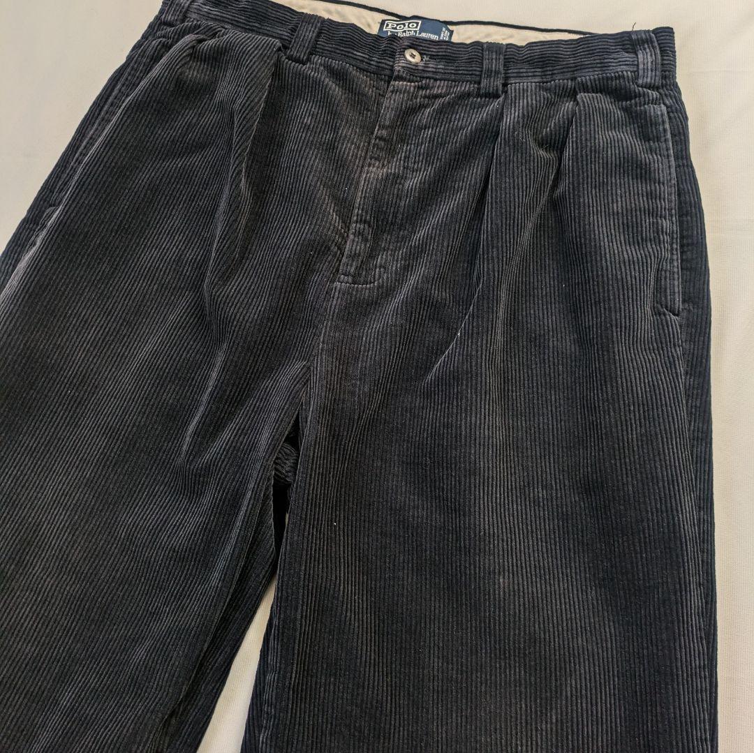 ポロ ラルフローレン　コーデュロイパンツ　黒　w36　コーズ　ANDREW