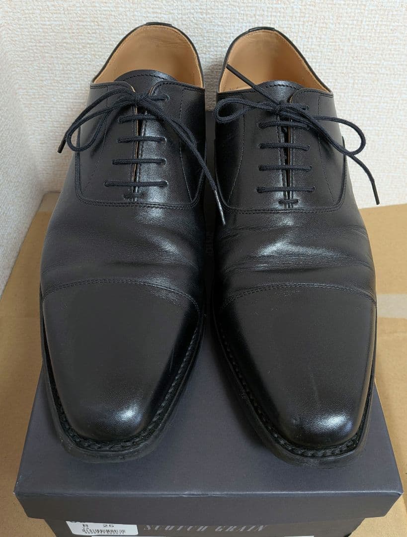 スコッチグレイン ストレートチップ ビジネスシューズ　25cm