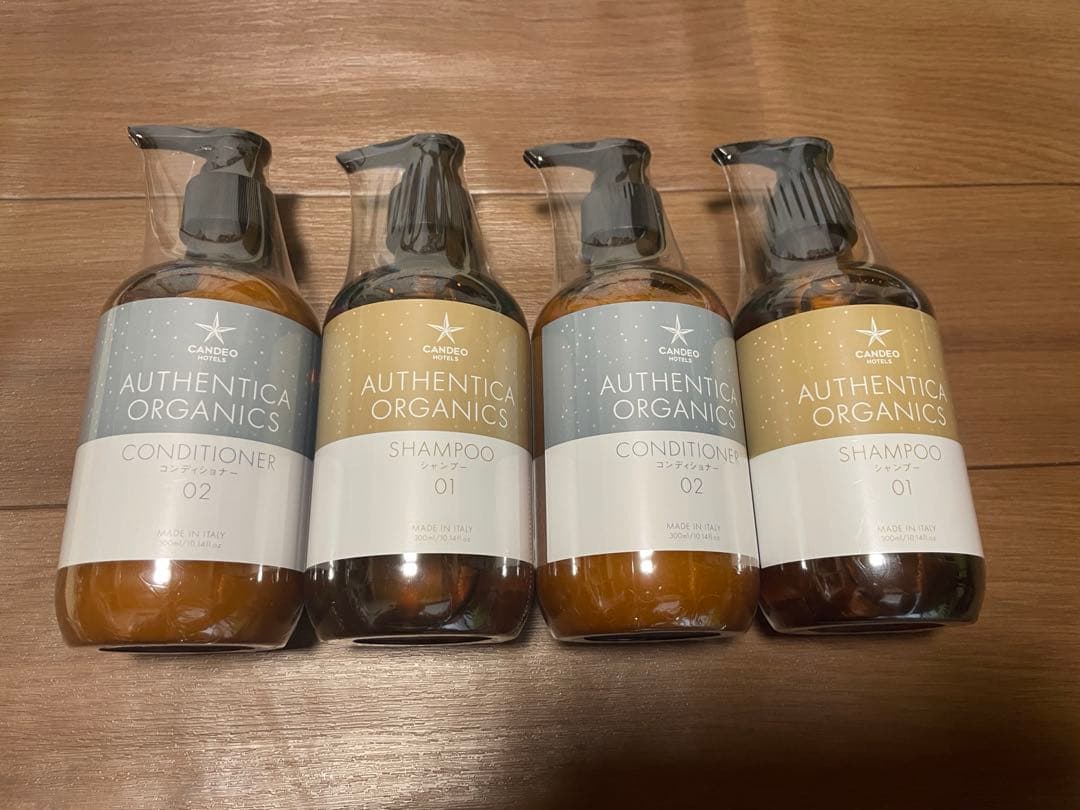 カンデオホテルズ シャンプー&コンディショナーセット 計4本