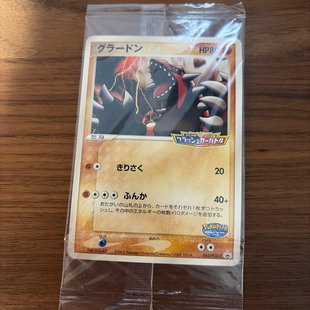 グラードン　ポケパーク　未開封　プロモ