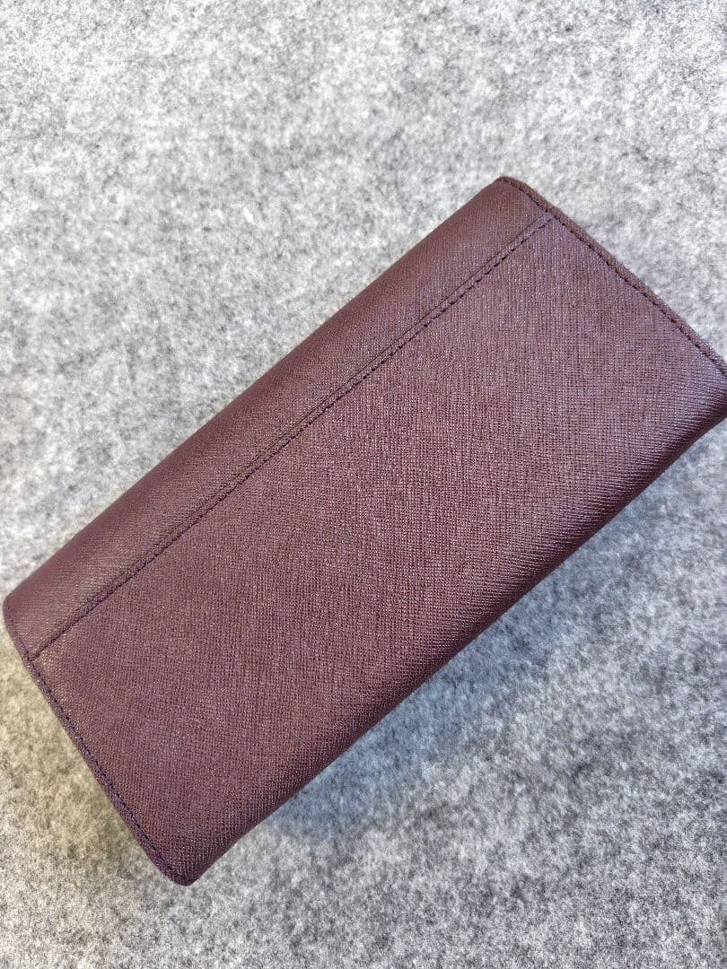 kate spade リボン付き長財布 パープル/ピンク　未使用品