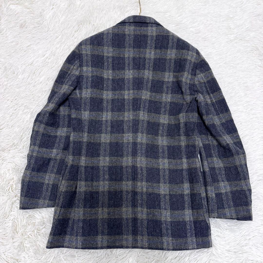 【極美品✴︎】ラルディーニ LARDINI テーラードジャケット ウール チェック