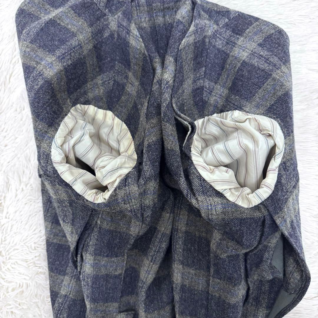 【極美品✴︎】ラルディーニ LARDINI テーラードジャケット ウール チェック