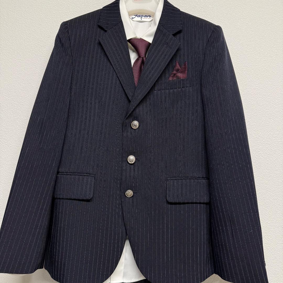 卒服　SAMURAI BLUE 卒業入学式　フォーマルセット140 【匿名配送】