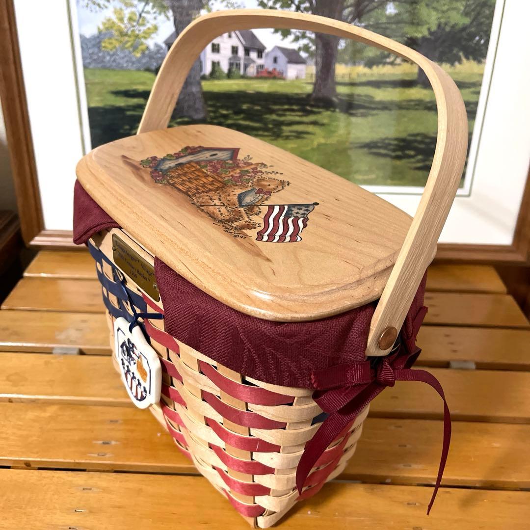 ロンガバーガーバスケット　longabergerバスケット　小物入れ