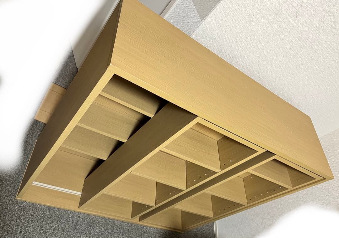 【1月中】不二貿易　スライド本棚　89×89×29