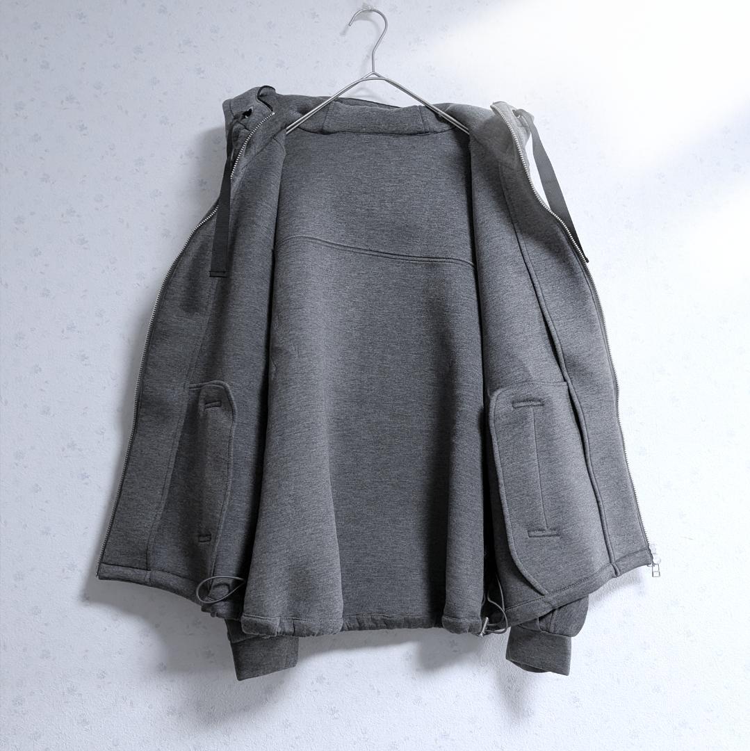 良品 25AW SHIPS ダンボール ダブルジップ フーディー パーカー