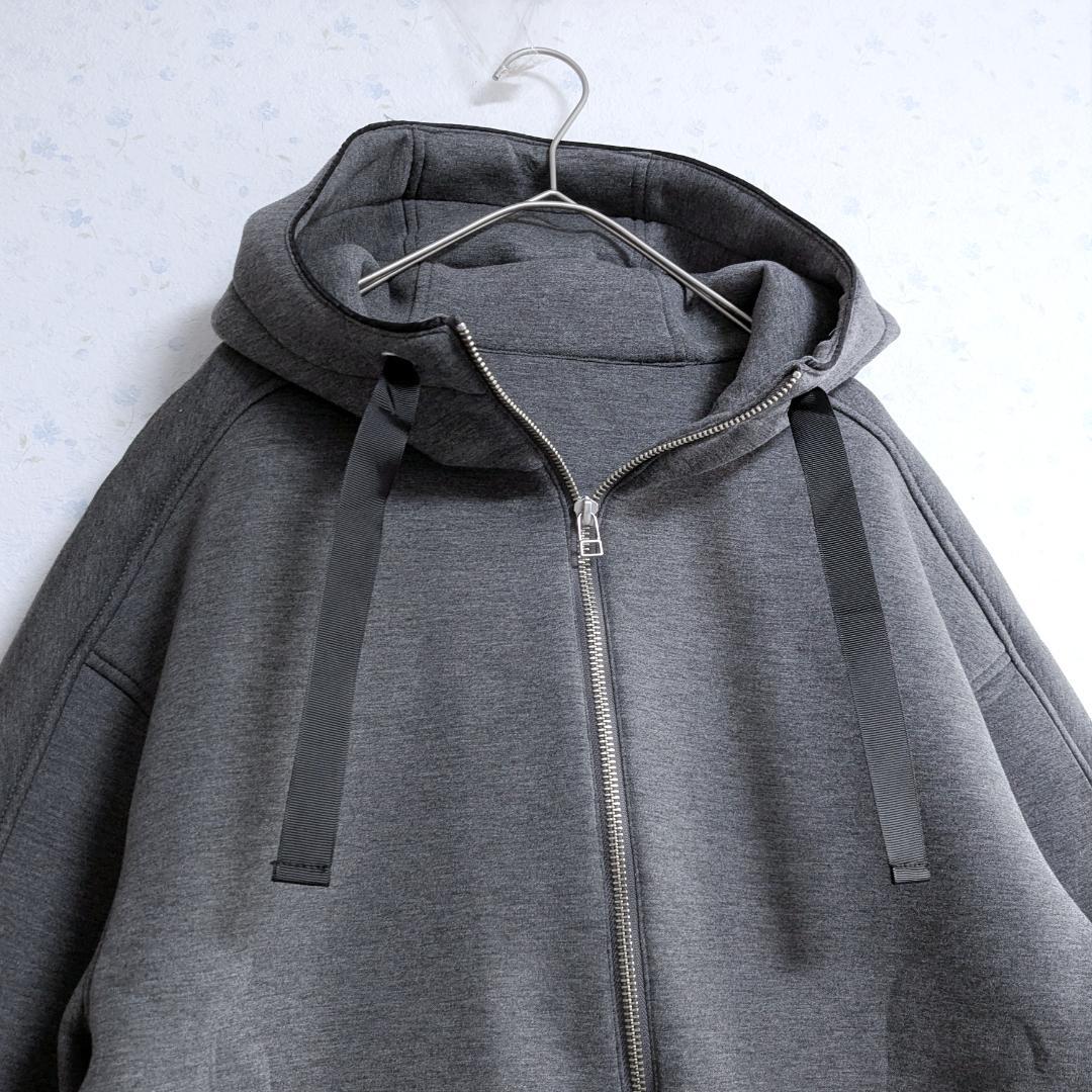 良品 25AW SHIPS ダンボール ダブルジップ フーディー パーカー