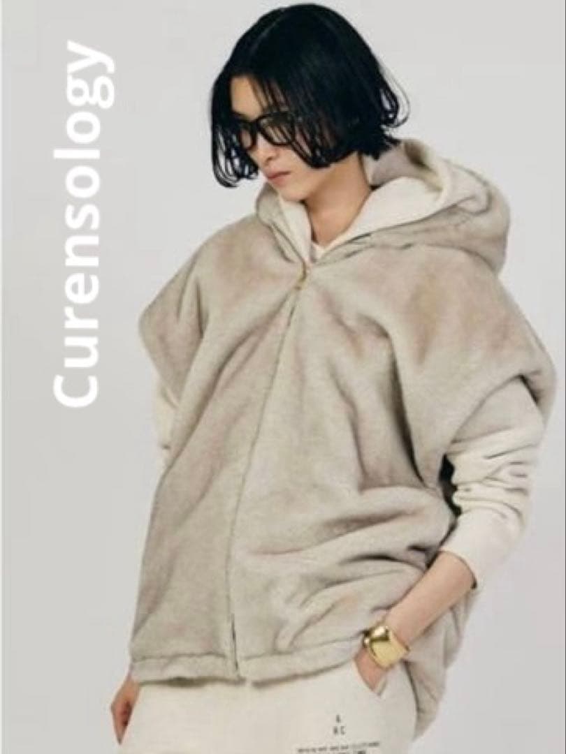 ⭐️本日掲載最終‼️⭐️タグあり美品⭐︎Curensologyミンクライクファーベスト