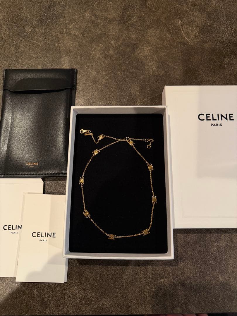 CELINE トリオンフ ミニ トリオンフネックレス
