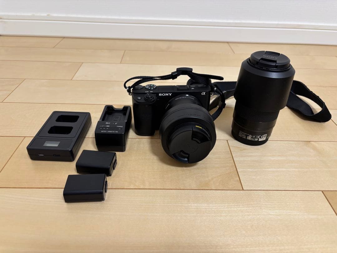 SONY α E-mount ミラーレスカメラ 本体と付属品