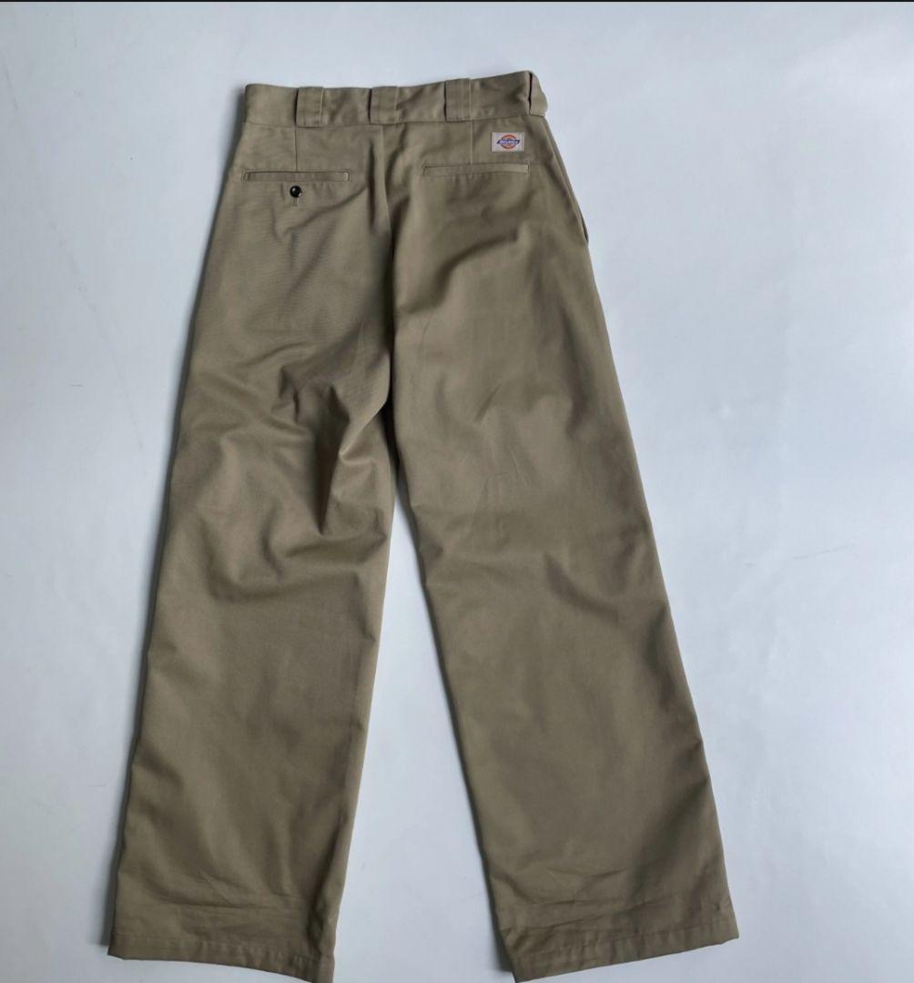 Dickies×ok.soon ワイドチノ ベージュ　oksoon チノパン　S
