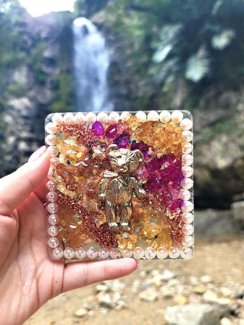 特別価格★一点もの最強パワー幸せを掴み取るオルゴプレート