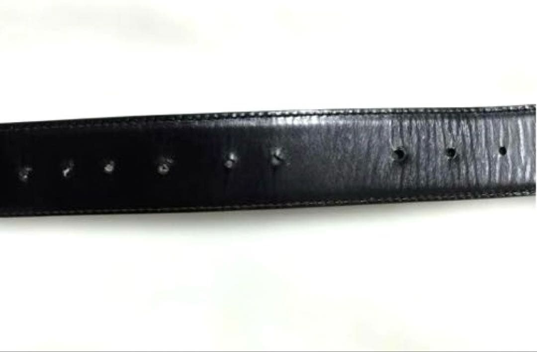 Gucci ブラウンレザーベルト ロゴバックル