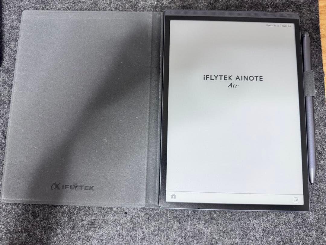 iFLYTEK AINOTE Air2＋純正カバー(ブルー)