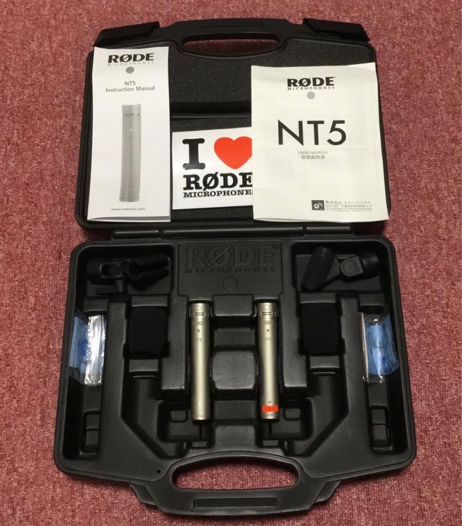 RØDE　コンデンサーステレオペアマイク「NT5 MP」１本ジャンク品