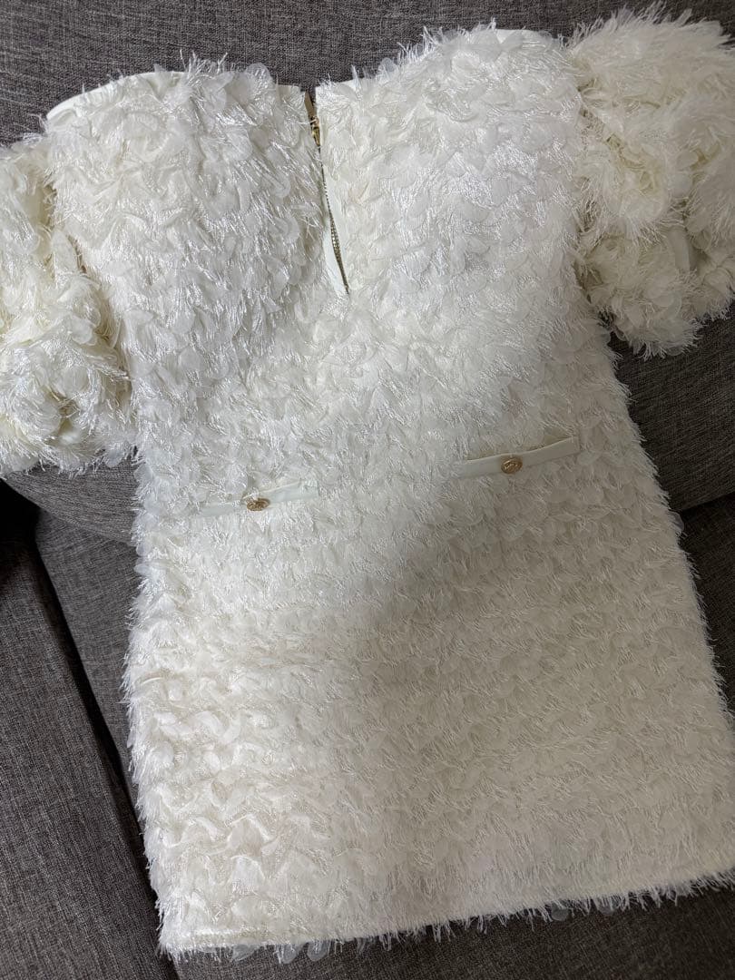 ROBE de FLEURS オフショルダードレス S