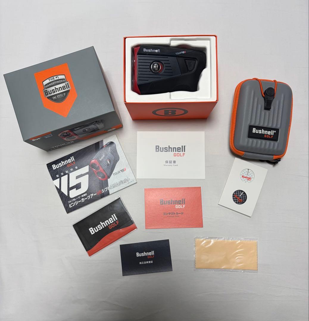 Bushnell Tour V5 Shift ゴルフ用距離計 ボーナスパック付き
