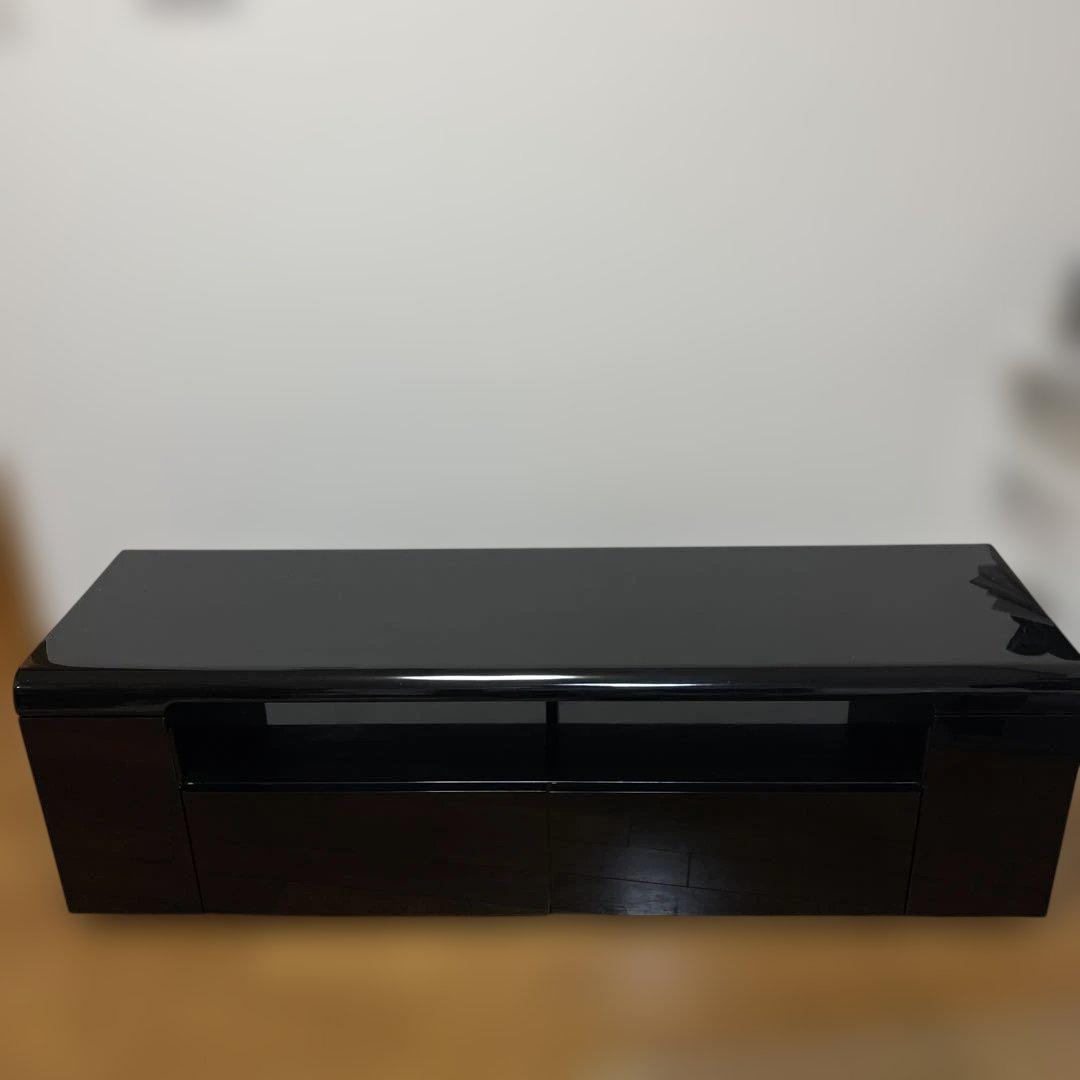 ⭐︎搬入、設置はメルカリ便の人がしてくれます⭐︎テレビ台　収納付き　ブラック