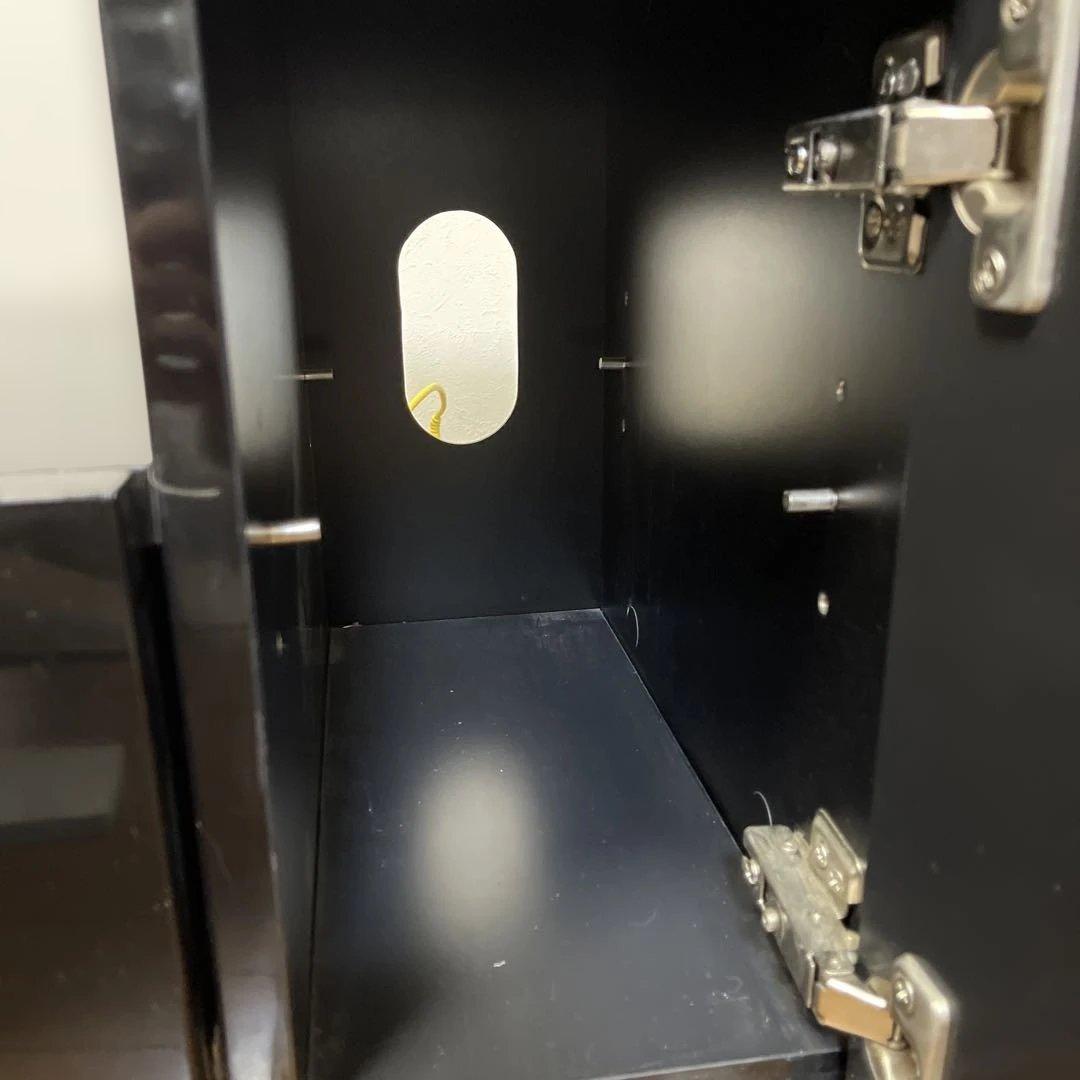 ⭐︎搬入、設置はメルカリ便の人がしてくれます⭐︎テレビ台　収納付き　ブラック