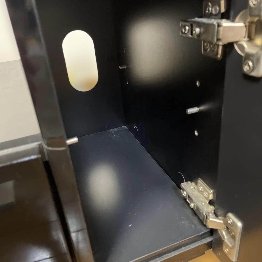 ⭐︎搬入、設置はメルカリ便の人がしてくれます⭐︎テレビ台　収納付き　ブラック