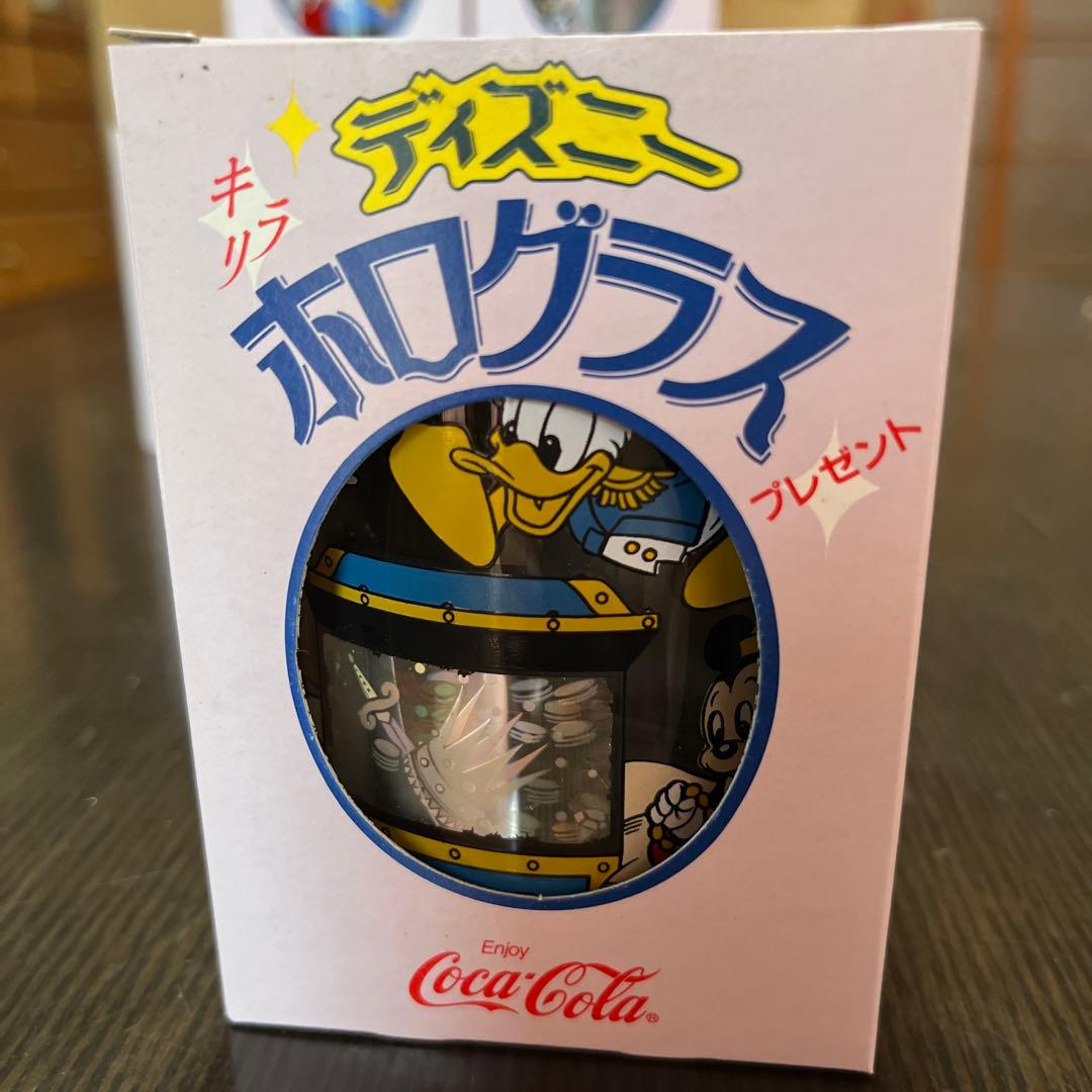 【新品未使用】ディズニーホログラス×48個　コカコーラノベルティ　非売品　レトロ