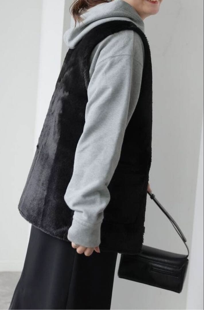 JOURNAL STANDARD フェイクムートンリバーシブルベスト