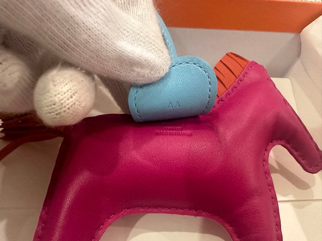 エルメス　ロデオMM ローズパープル x セレステ x カーネリアン