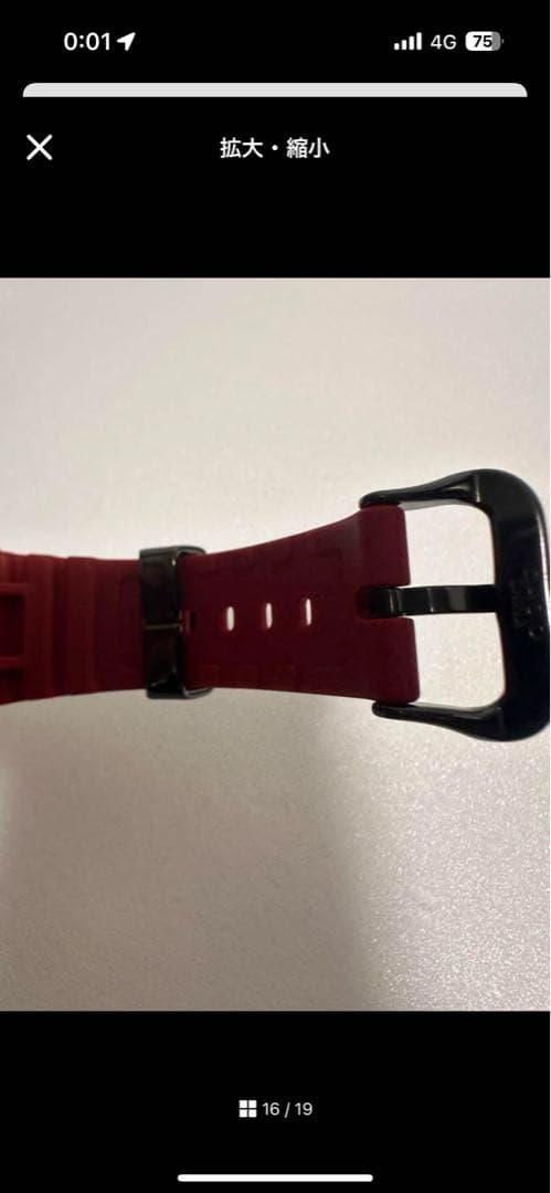 CASIO　G-SHOCK 35th DW-5735C-4JR レッド　マット