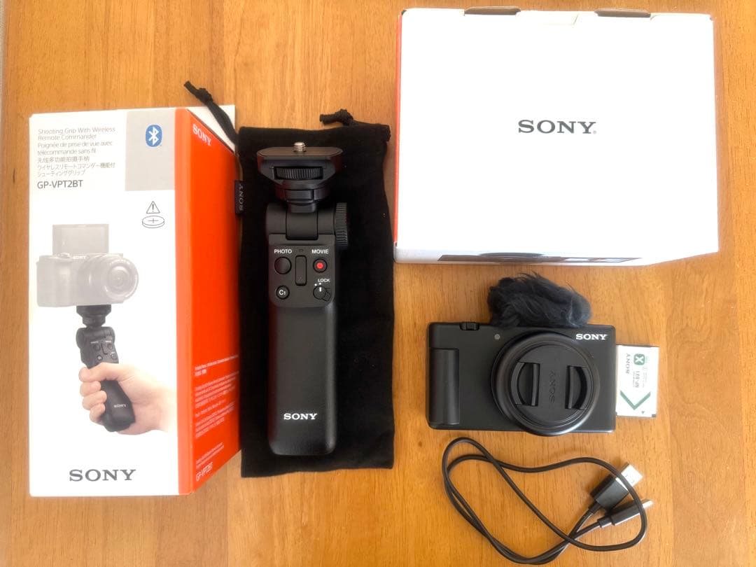 SONY ZV-1F 【シューティンググリップ付き】