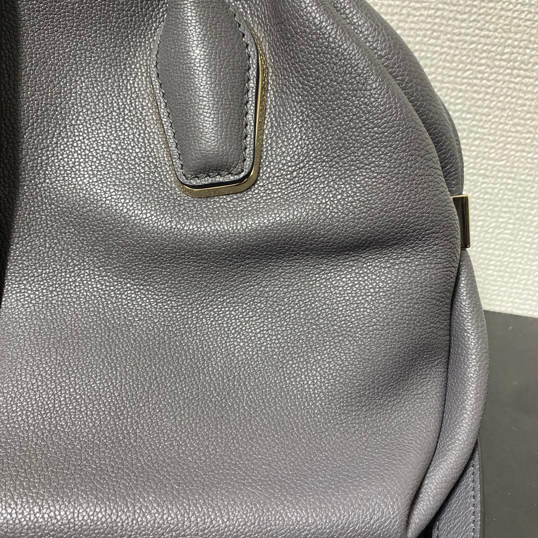 期間限定価格　美品TOD'S トッズ レザーバッグ　D Bow グレー