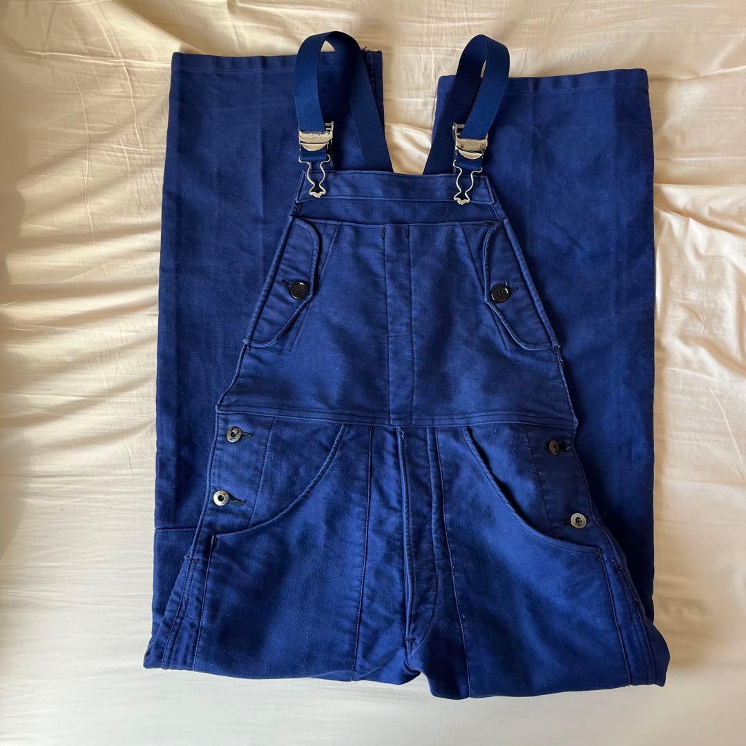 30s 40s Adolphe Lafont モールスキン　オーバーオール