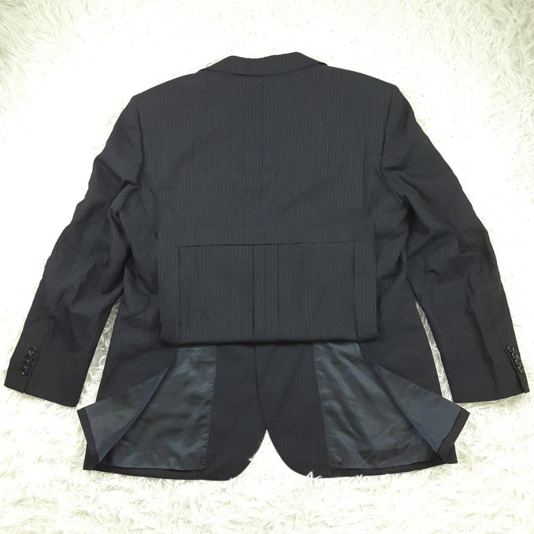 新品未使用タグ付き◎REGAL 2パンツスーツセットアップ ネイビー 背抜き