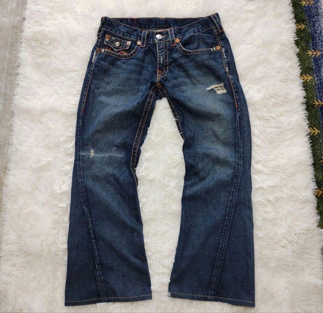 TRUE RELIGION RAINBOW JOEY フレアデニム