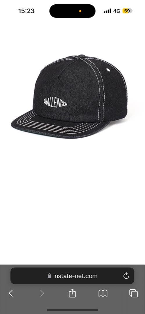 CHALLENGER denimlogocap 最安値