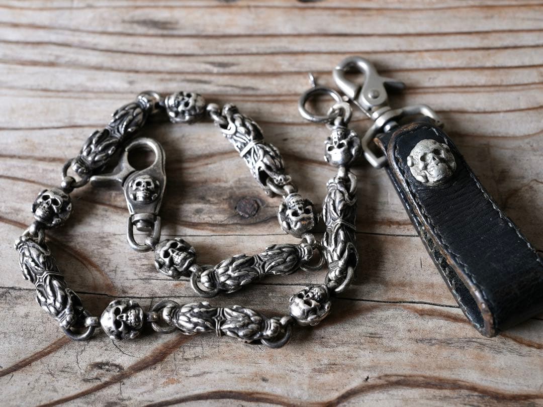 CREAM SODA / PINK DRAGON シルバー ウォレットチェーン