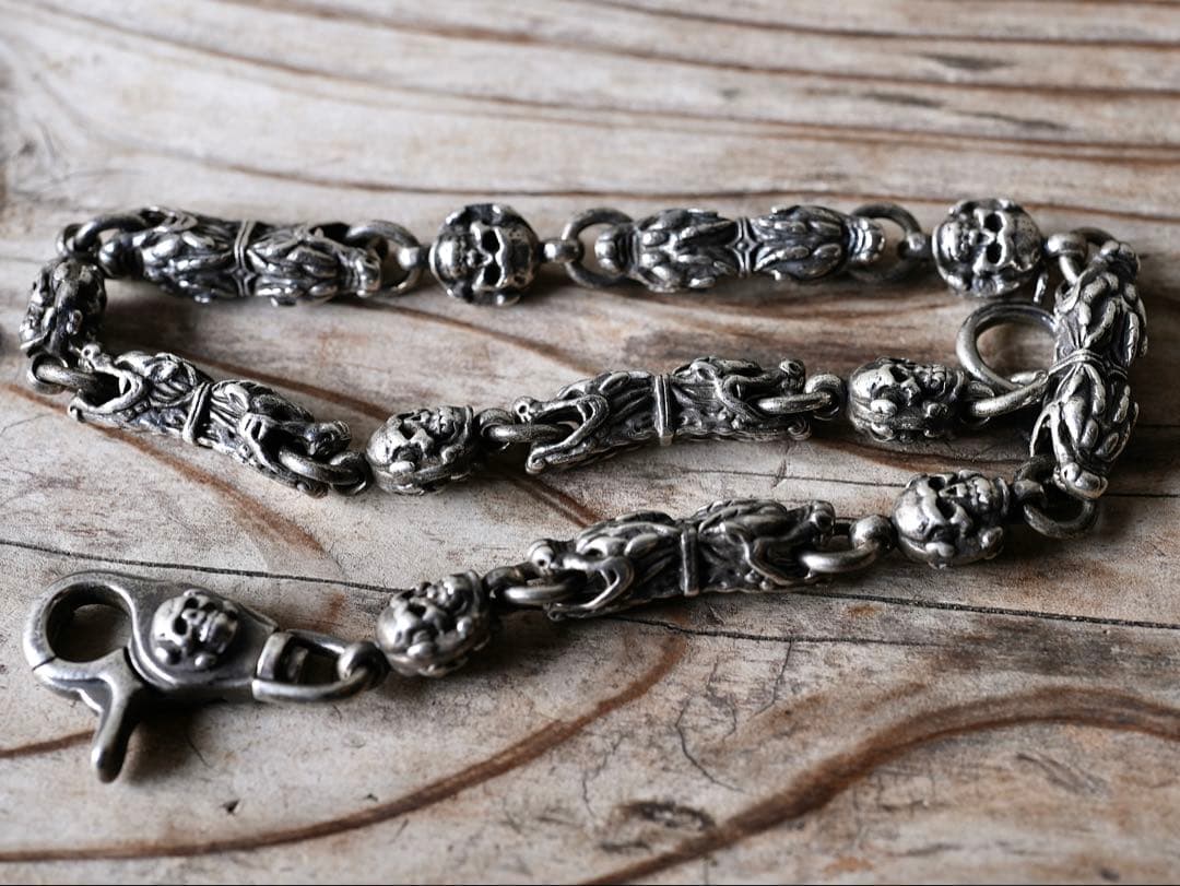 CREAM SODA / PINK DRAGON シルバー ウォレットチェーン