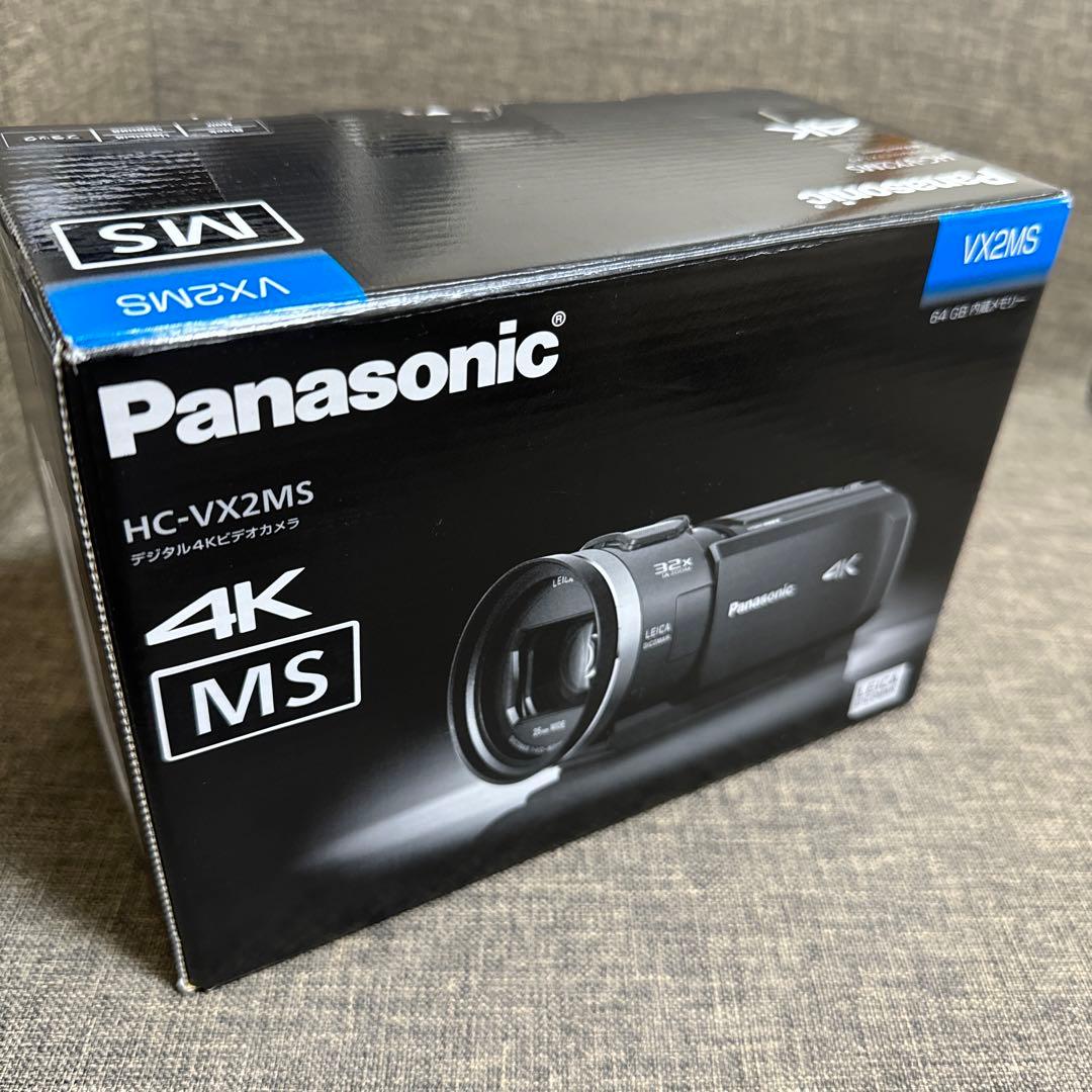 【展示品】パナソニック　ビデオカメラ　HC-VX2MS ブラック