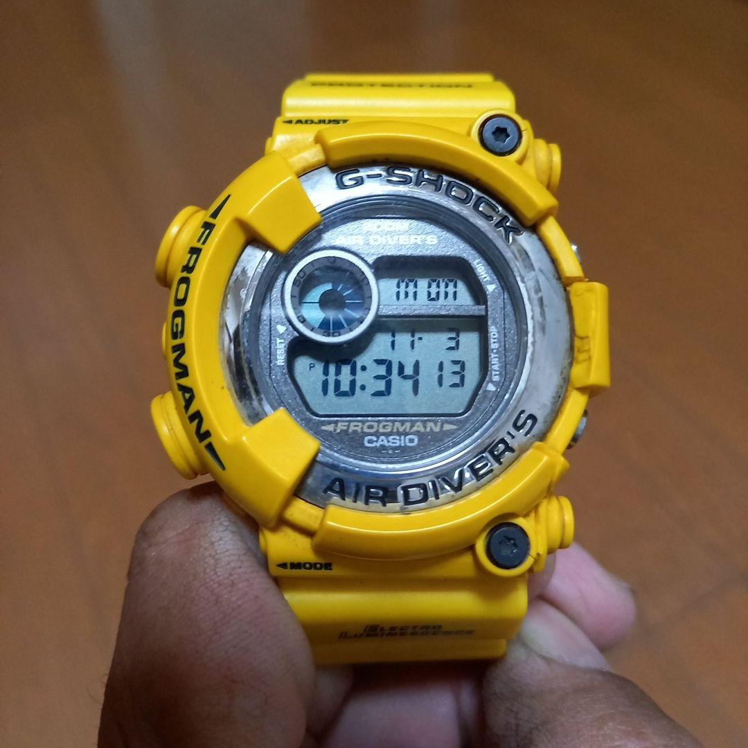 CASIO FROGMAN イエロー 腕時計