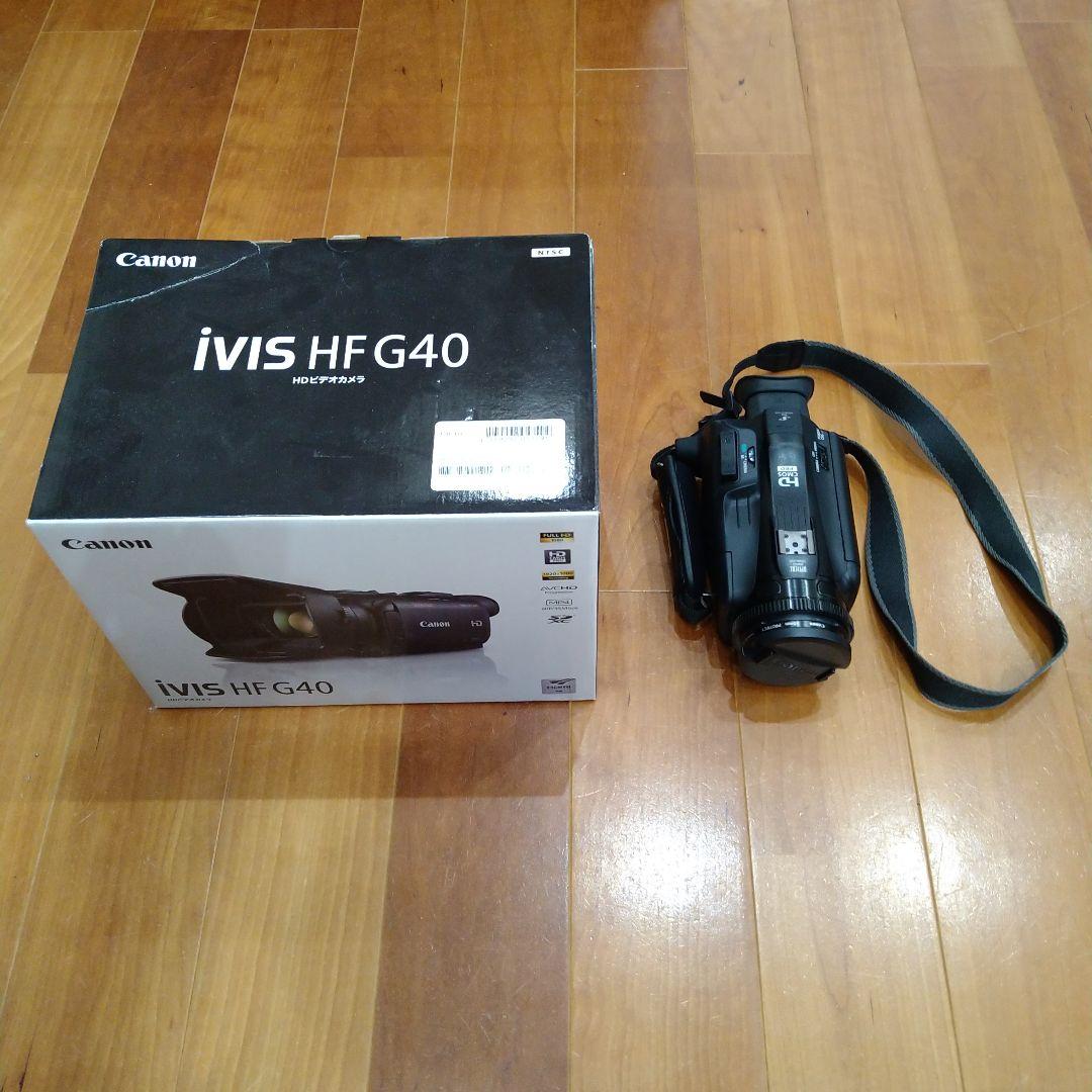 （未使用）Canon iVIS HF G40 ビデオカメラ テレコン ワイコン付