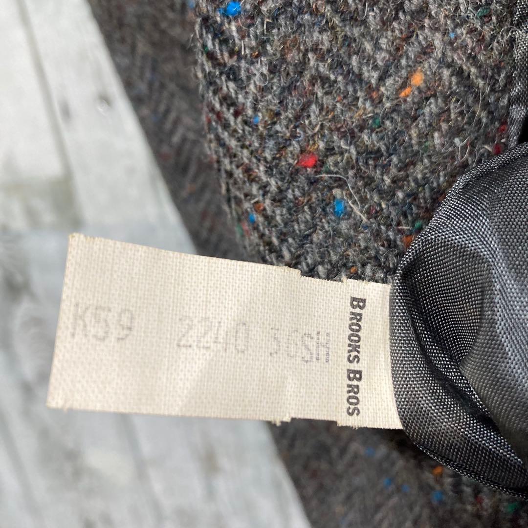 ブルックスブラザーズ　ツイード　テーラードジャケット　アメリカ製　ユニオンメイド