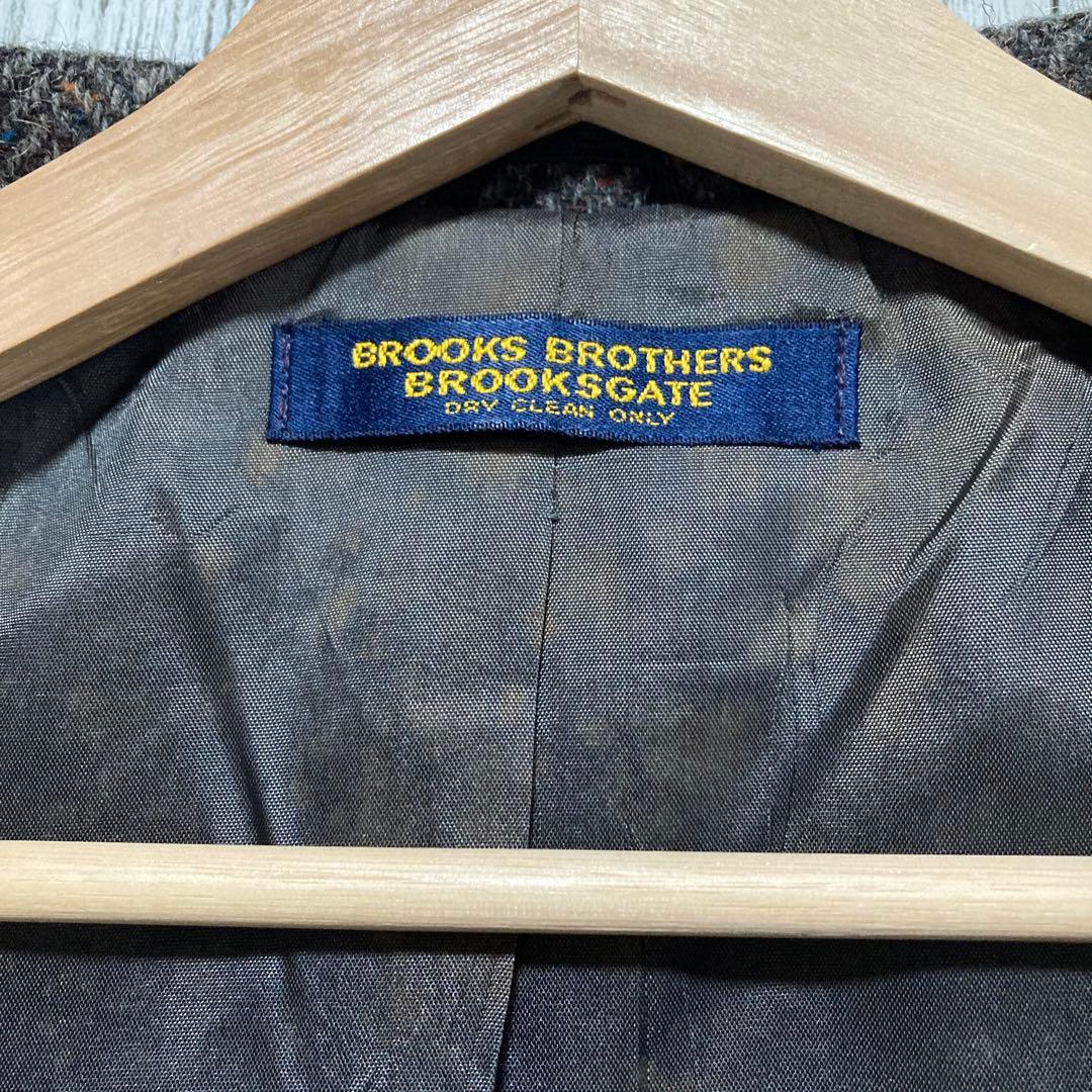 ブルックスブラザーズ　ツイード　テーラードジャケット　アメリカ製　ユニオンメイド