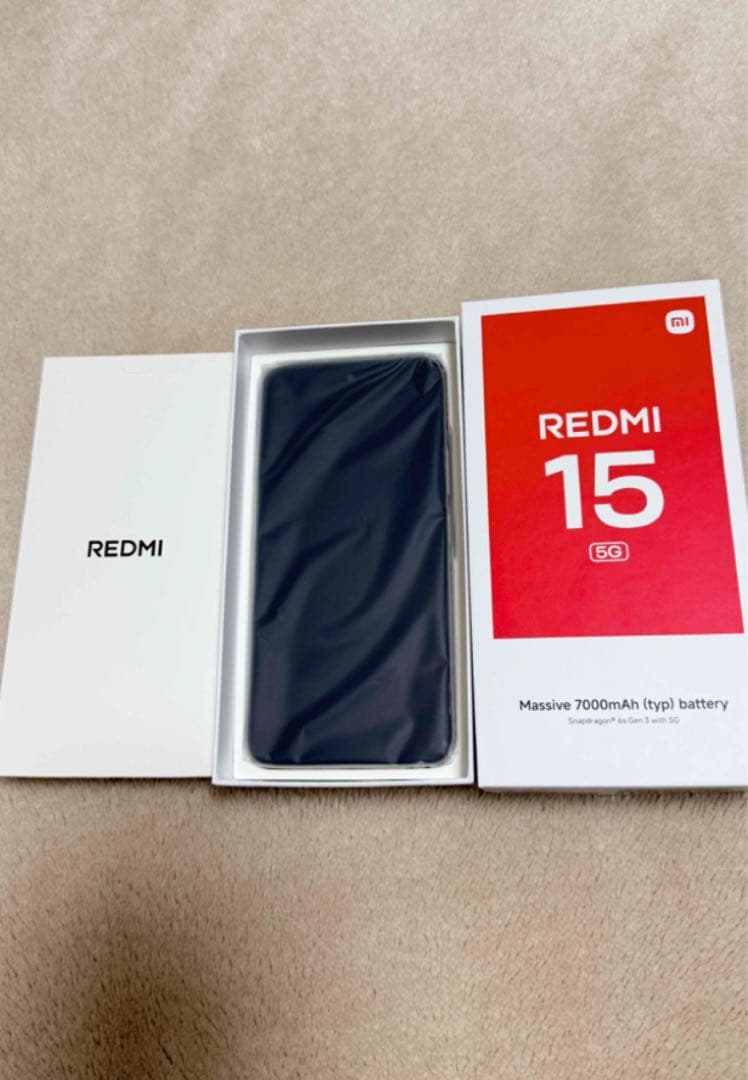Redmi 15 5G 128GB Titan Gray 本体