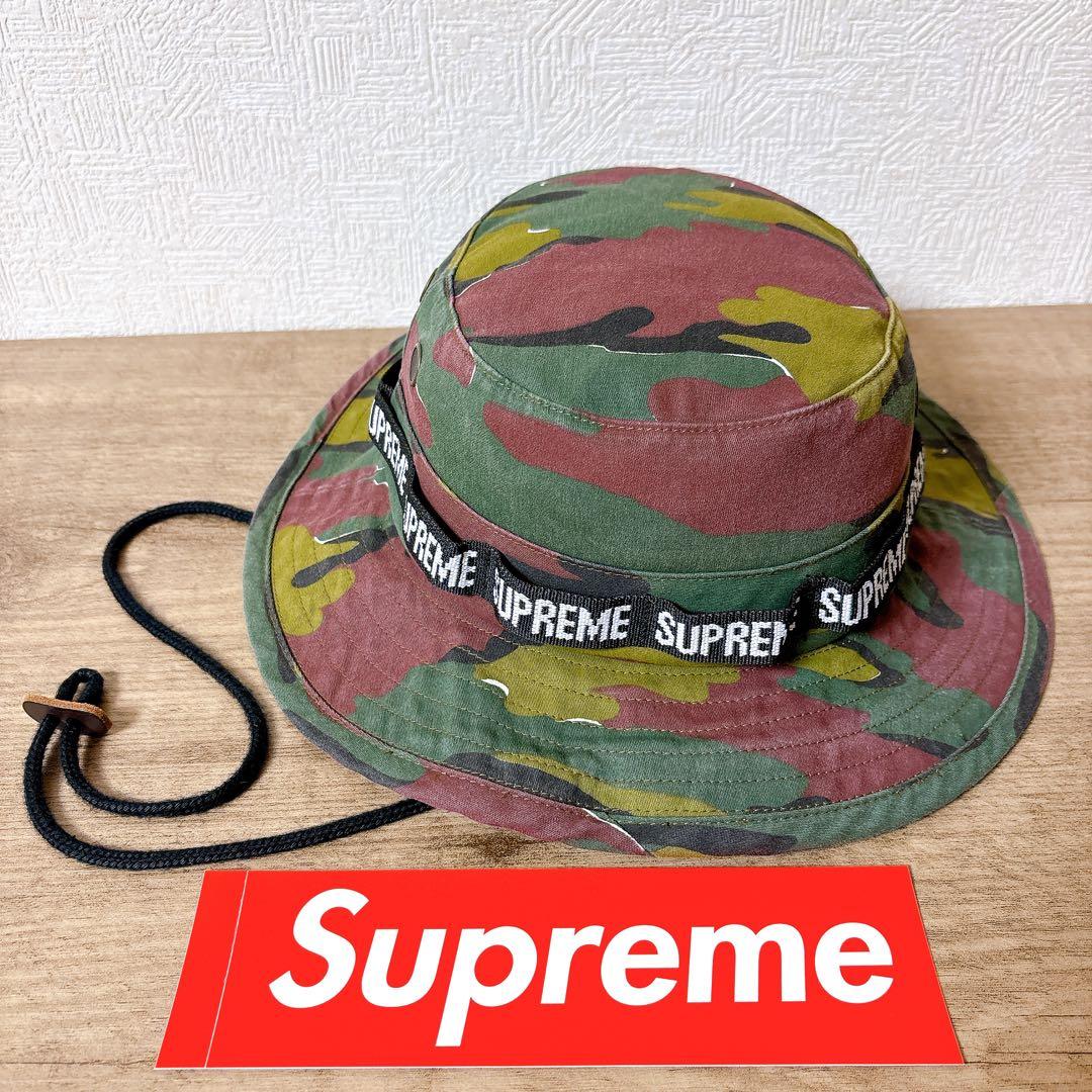 正規品　Supreme アウトドアハット　ハット　帽子　アメリカ製　迷彩